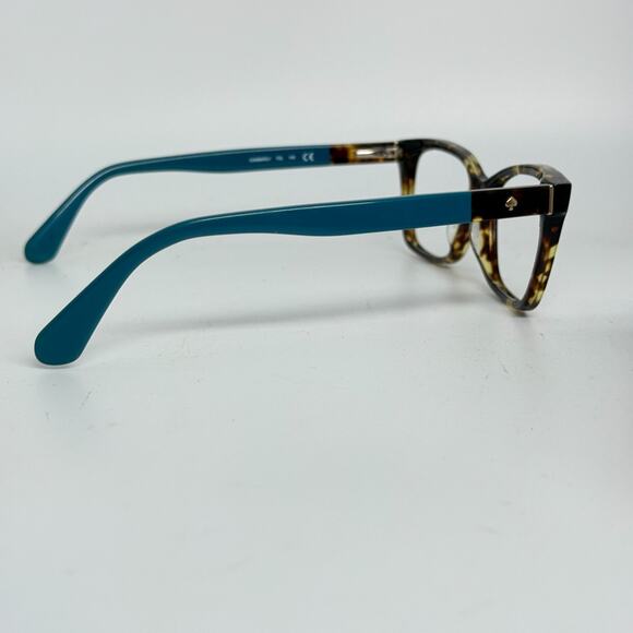KATE SPADE CAMBERLY FZL Eyeglasses Havana Turquoise Frame 19738 - Picture 4 of 7